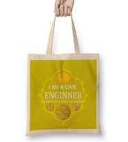 I Am A Civil Engineer Unless You Make Me Angry 01 Bez Çanta Uzun Saplı