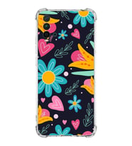 PrintiFy Xiaomi Redmi 9T Uyumlu Retro Color 1 Baskılı Şeffaf Köşe Korumalı Antişok Kılıf