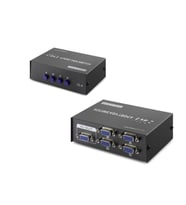 Vga Switch 4 In 1 Out 54 Mhz - Siyah HDX1329