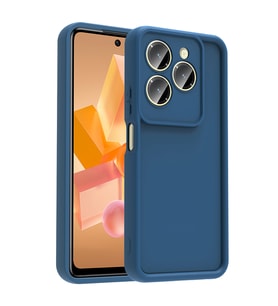 Infinix Hot 40 Uyumlu Kılıf Kamera Korumalı Zore Ananas Kapak (Koyu Yeşil)