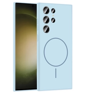 Galaxy S24 Ultra Kılıf Jully Magsafe Kapak - Mavi