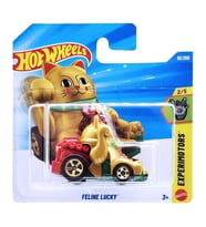 Hot Wheels - Feline Lucky - Gold (1/64) JJJ54