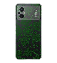 Poco M5  Kamera korumalı Kapak Nostalji Desen Tasarımlı  Şeffaf Kılıf