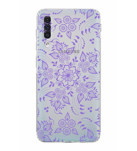 Samsung Galaxy A50s  Kamera Korumalı  Kapak Nostalji Desen Tasarımlı  Şeffaf Kılıf