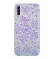 Samsung Galaxy A50s  Kamera Korumalı  Kapak Nostalji Desen Tasarımlı  Şeffaf Kılıf
