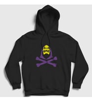 Presmono Unisex Beyaz Skeletor İskeletor He Man Kapüşonlu Sweatshirt 434079tt (Siyah)
