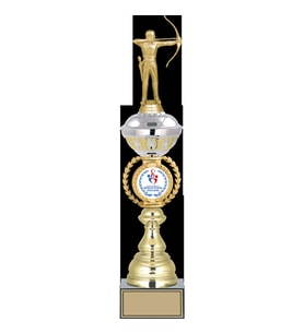 ODAK KUPA - Figürlü Kupalar - Okçu Figürlü Kupalar FG-066 B - 47 cm