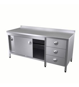 Vital VCT-DG-196 Çalışma Tezgahı Dolaplı Grup Çekmeceli