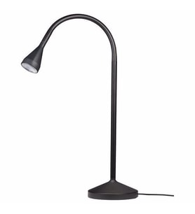 LED'li Çalışma Lambası, Siyah Renk 1.9 W Çalışma Masa Lambası Dekorasyon