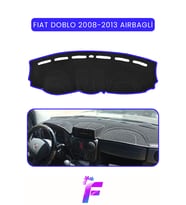 FIAT DOBLO AIRBAGLİ (2008-2013) Uyumlu Torpido Örtüsü Kolay Montaj Tam Koruma Tam Uyum E35