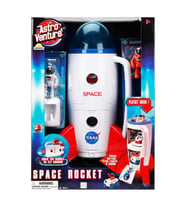 Çocuklara Unutulmaz Bir Hediye: Astro Venture Sesli ve Işıklı Uzay Roketi! (Beyaz)