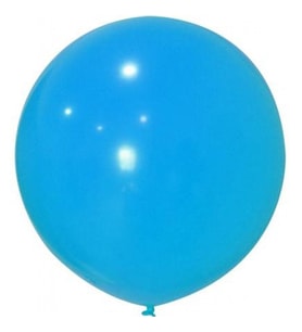 BALON JUMBO DÜZ 24 İNC MAKARON MAVİ PK:3-