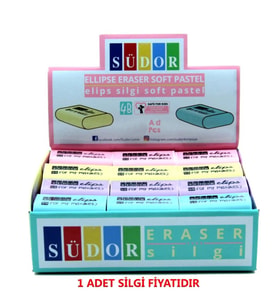 SÜDOR ELİPS SİLGİ SOFT PASTEL ER04