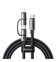 Mcdodo CA-0450 2in1 36W Typec iPhone Şarj Kablosu 1.2m - Siyah