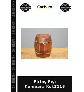 Özel Üretim Dekoratif Metal Hediye Ev Aksesuarı Şık Pirinç Fıçı Kumbara Ksk3116