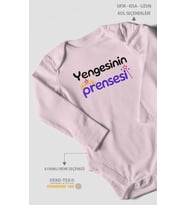Yengesinin Prensesi Uzun Kollu Çıtçıtlı Bebek Body