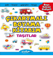 Çıkartmalı Boyama Taşıtlar