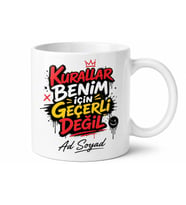 İsme Özel İsyankar Yazılı Komik Kupa Bardak Esprili Hediye
