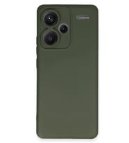 Redmi Note 13 Pro Plus Kılıf Nano içi Kadife Silikon - Koyu Yeşil