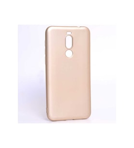 Meizu X8 Uyumlu Kılıf Zore Premier Silikon Kapak (Gold)