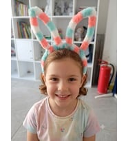 Tavşan Kulaklı Peluş Çocuk Tac
