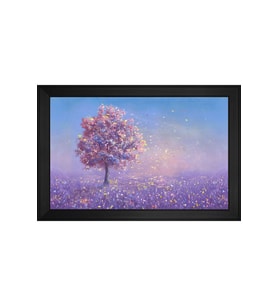 Manzara Temalı Kanvas Tablo 50 x 70 cm Siyah Çerçeve
