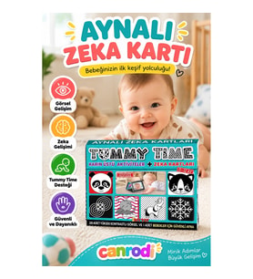 2304 Tummy Time Aynalı Zeka Kartı - canrodi