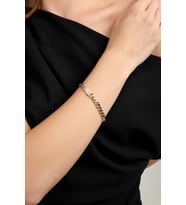 Altın Gurmet Bileklik İtaly Kilit 19 cm En 6 mm