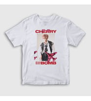 Presmono Unisex Çocuk Beyaz Cherry Bomb K-Pop Nct 127 T-Shirt 275442tt