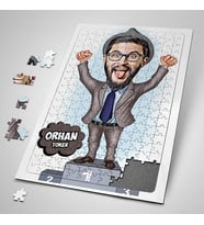 Kişiye Özel Patronlara Özel Karikatürlü Puzzle