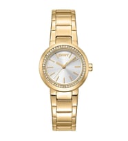 DKNY DK1L024M0135 ALTIN KAPLAMA TAŞLI KADIN KOL SAATİ