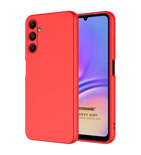 Microsonic Samsung Galaxy A26 Kılıf Groovy Soft Kırmızı (Kırmızı)