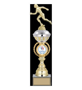 ODAK KUPA - Figürlü Kupalar - Atletizm Kadın Figürlü Kupalar FG-066 C - 46 cm