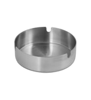 Krom Metal Gri Küllük Kül Tablası - Sigara Küllüğü - 10 Cm. - 1 Adet