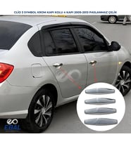 Renault Clio 3 SYMBOL Krom Kapı Kolu 4 prç. 2009-2013 P.Çelik