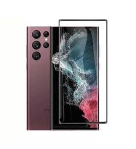 Samsung Galaxy S23 Ultra Uyumlu Zore Süper Pet Ekran Koruyucu Jelatin (Siyah)