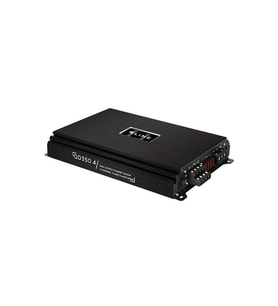 Qline D Sınıfı 4 Kanal Amplifikatör QD350.4 (Siyah)