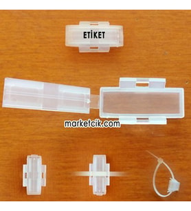 Marketcik Kablo Bağı İsimlendirme Etiketi 10x35 mm 100 Adet