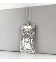 Kişiye Özel Tarot (The Lovers ) Aşıklar Kolye