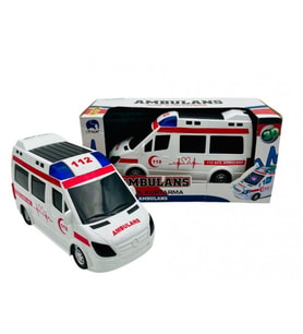 Pilli Işıklı Ambulans (Çok Renkli)