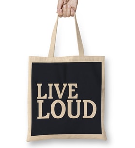 Live Loud Bez Çanta Uzun Saplı
