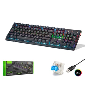 G605 Mekanik Rgb Klye Blue Switch - Siyah