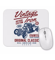 Vintage Iron Mouse Pad