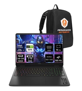 HP Omen 16 Core Ultra 7 255H RTX 5070 8GB 48GB RAM 2TB SSD 16" FHD+ 165Hz FreeDOS BQ1Y6EAPN329 Gaming Laptop + Per4 Çanta