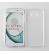 Lenovo Moto Z Play Uyumlu Kılıf Zore Süper Silikon Kapak (Renksiz)