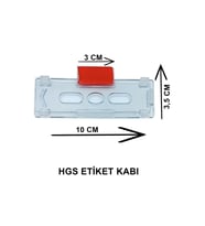 Hgs Etiketini Asma Ve Koruma Kabı 5 Adet Ptt Hgs Kılıfı Cama Yapıştırma Aparatı