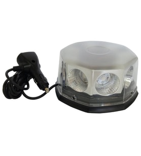 Space 12V Mıknatıslı Yuvarlak Kırmızı Mavi Tepe Lambası (Cree Led) Premium