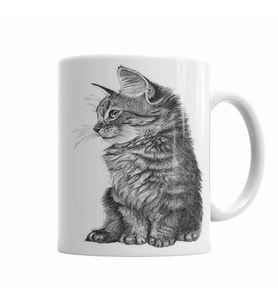 cat Kedi    Kupa Bardak Porselen