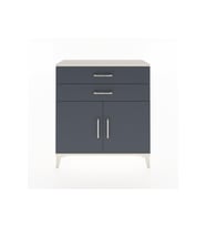 Arges Şifonyer Tek Raflı 2 Çekmeceli 2 Kapaklı 88x30x96 Aytaşı-Antrasit