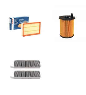 Bosch Filtre Bakım Seti Peugeot 5008 1.6 e-HDi 112-115 Beygir Dizel 2010-2015 Hava + Yağ f. + Polen Filtre Sardes